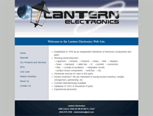 Tablet Screenshot of lanternelectronics.com